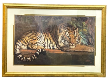 AFTER PAUL JOUVE "LE TIGRE ROYAL" DECORATIVE PRINT