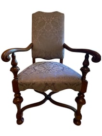 HICKORY CHAIR VINTAGE RENAISSANCE REVIVAL ARMCHAIR