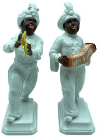 ROSENTHAL BLACKAMOOR FIGURINES BY H. MEISEL 8"