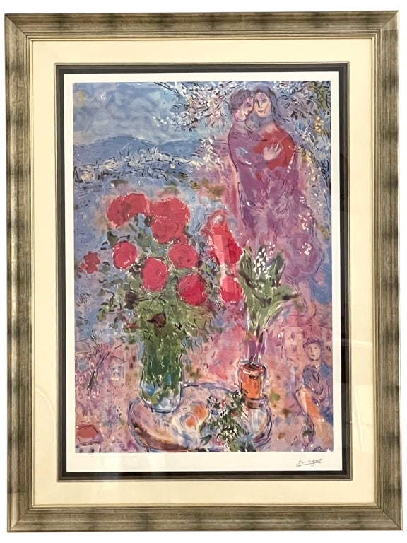 Marc Chagall Lovers Over Paris, I 29 Of 500