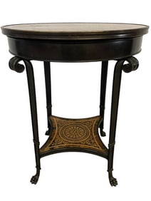 MAITLAND SMITH STYLE MOSAIC ACCENT TABLE 24"