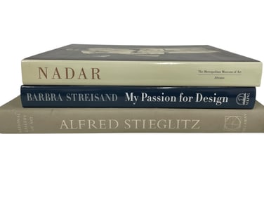 3 LARGE FORMAT HARDCOVER ART COFFEE TABLE BOOKS