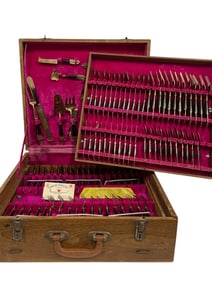 VTG THAI FLATWARE SERVICE  BY GRAND JEWELRY 144 PC