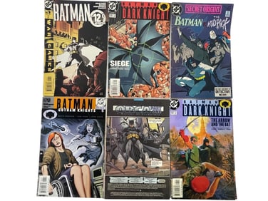 BATMAN COMIC BOOK LOT 6 ISSUES