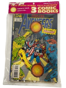 SEALED 3-PACK COMIC BOOK LOT FEATURING AVENGERS