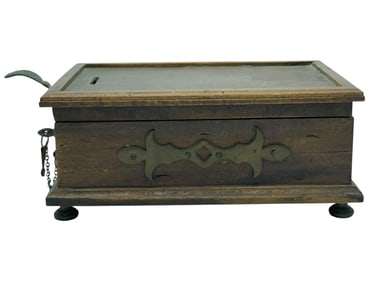 SPANISH COLONIAL HERMITIANO ALMS OFFERING BOX