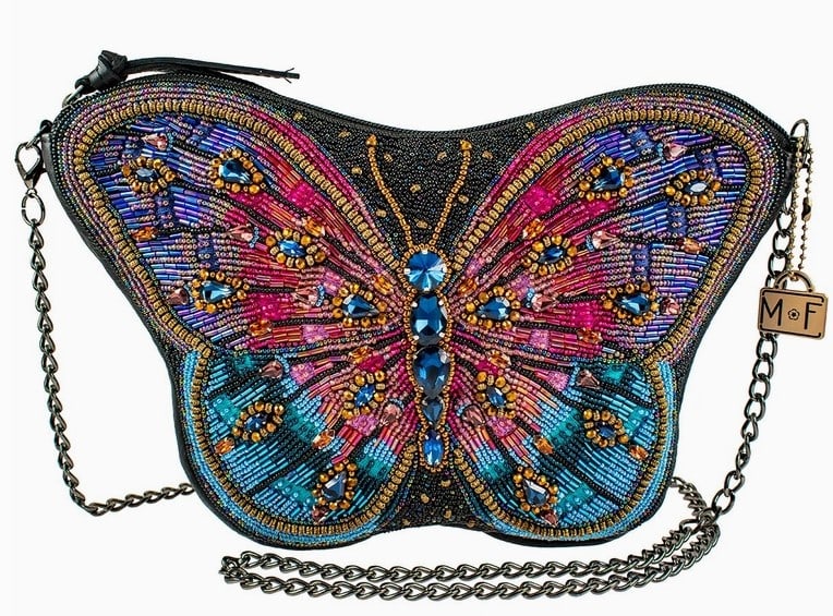 NEW MARY FRANCES JEWELS BEADED BUTTERFLY BAG (1 of 7)