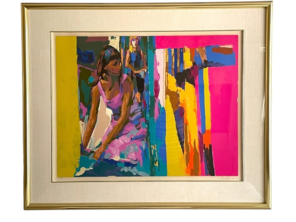 NICOLA SIMBARI LIMITED EDITION SERIGRAPH 44": NICOLA SIMBARI (1927-2012) LIMITED EDITION SERIGRAPH - -This vibrant, monumental limited edition print is attributed to the celebrated Italian Post-Impressionist master, Nicola Simbari (1927-2012). Si
