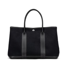 HERMES GARDEN PARTY PM TOILE OFFICIER CANVAS