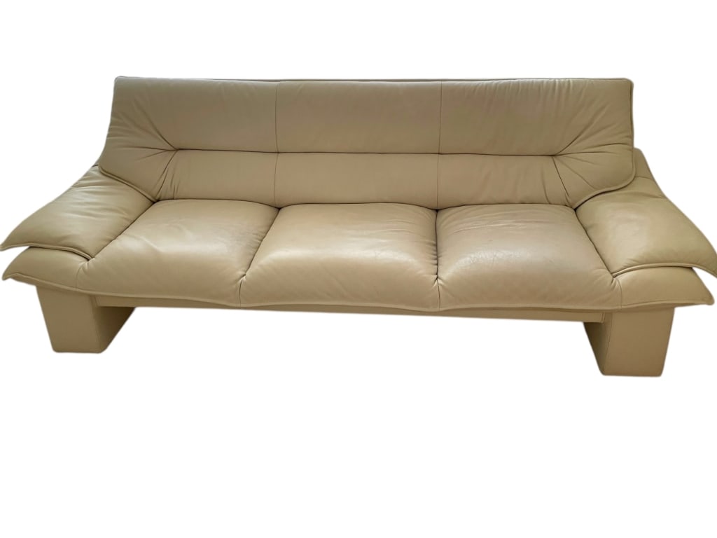 NICOLETTI ITALIAN LEATHER THREE-SEAT SOFA (1 of 14)