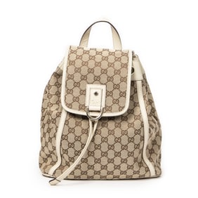 GUCCI ABBEY BACKPACK BEIGE/IVORY MONOGRAMMED CANVA
