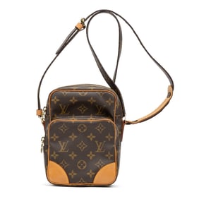 LOUIS VUITTON AMAZONE PM BROWN MONOGRAM CANVAS GOL