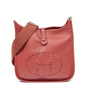 HERMÈS EVELYNE III PM ROUGE CLEMENCE LEATHER PALLA