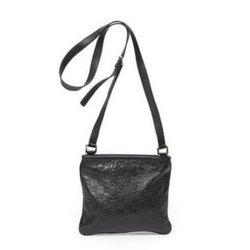 GUCCI SMALL FLAT MESSENGER  GUCCISSIMA LEATHER