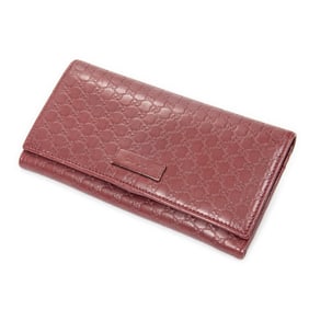 GUCCI CONTINENTAL FLAP WALLET  MICROGUCCISSIMA LEA