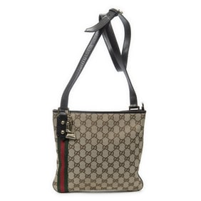 GUCCI WEB JOLICOEUR CROSSBODY BEIGE/BROWN MONOGRAM