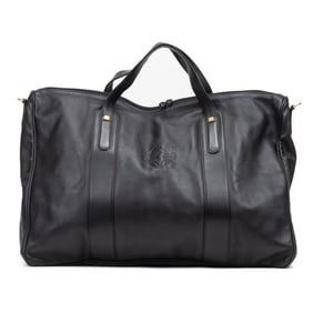 LOEWE LARGE WEEKEND TOTE  GRAINED CALFSKIN LEATHER