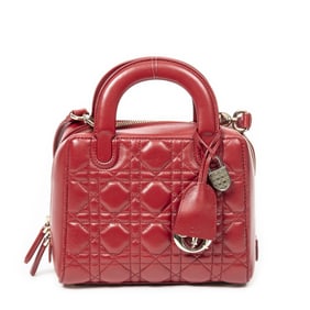 DIOR LILY TOTE  CANNAGE LAMBSKIN LEATHER