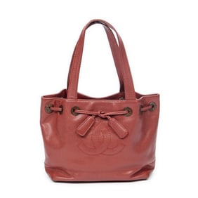 CHANEL CC DRAWSTRING BUCKET TOTE  CAVIAR LEATHER