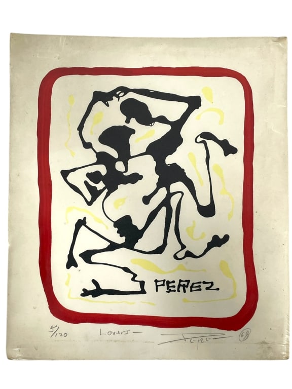 FRANCISCO PEREZ SIGNED LITHOGRAPH “LOVERS” (1 of 6)