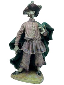 TABARRINO ITALIAN PORCELAIN RENAISSANCE FIGURE 11"