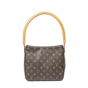 LOUIS VUITTON LOOPING MM BROWN MONOGRAM CANVAS GOL