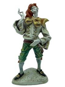 TABARRINO ITALIAN PORCELAIN MEO PATACCA FIGURE 11"