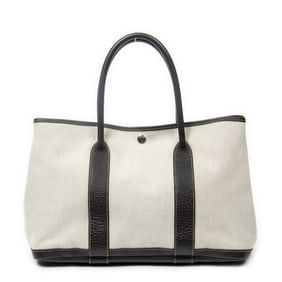 HERMÈS GARDEN PARTY PM BEIGE/BROWN TOILE H CANVAS
