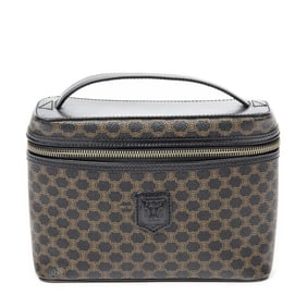 CELINE TOP HANDLE TOILETRY POUCH  MACADAM COATED C