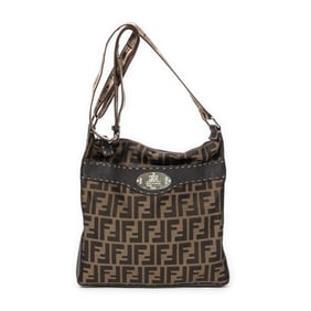FENDI SELLERIA CROSSBODY  ZUCCA CANVAS