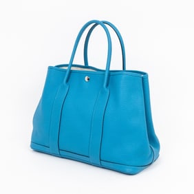 HERMES GARDEN PARTY 36 FJORD LEATHER