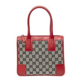 GUCCI MINI SQUARE TOTE  MONOGRAMMED CANVAS