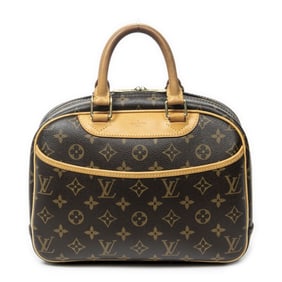 LOUIS VUITTON TROUVILLE BROWN MONOGRAM CANVAS GOLD