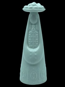 HAVILAND LIMOGES WOMAN W FRUIT BASKET FIGURINE 9"