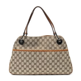 GUCCI MEDIUM ECLIPSE TOTE  MONOGRAMMED CANVAS