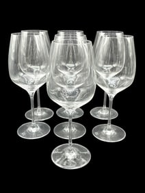 7 EISCH  SUPERIOR RED WINE GLASSES 10.5"