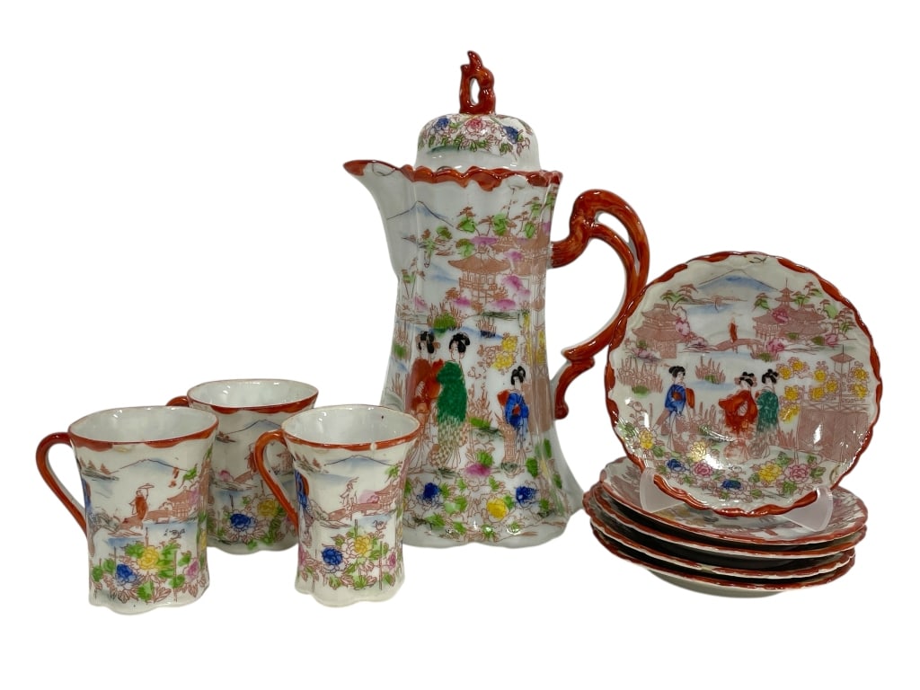 JAPANESE PORCELAIN TEA SET (1 of 7)