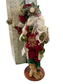 MARK ROBERTS “TOYMAKER SANTA" FIGURINE 24"