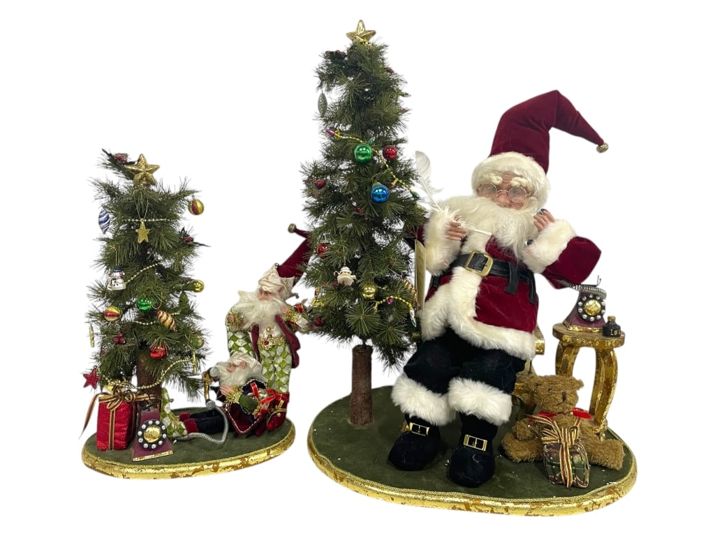 MARK ROBERTS PHONE CALL TO SANTA SET OF 2 (1 of 4)