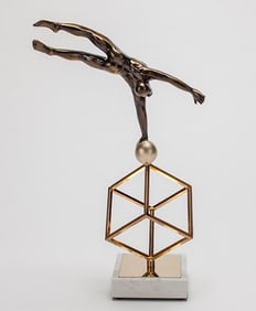 CONTEMPORARY STRENGTH SCULPTURE 18"