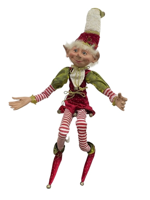 ROBERT STANLEY POSABLE HOLIDAY ELF FIGURINE 33" (1 of 2)