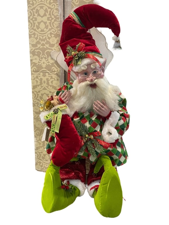 MARK ROBERTS CHRISTMAS STOCKING FAIRY FIGURINE 36" (1 of 4)