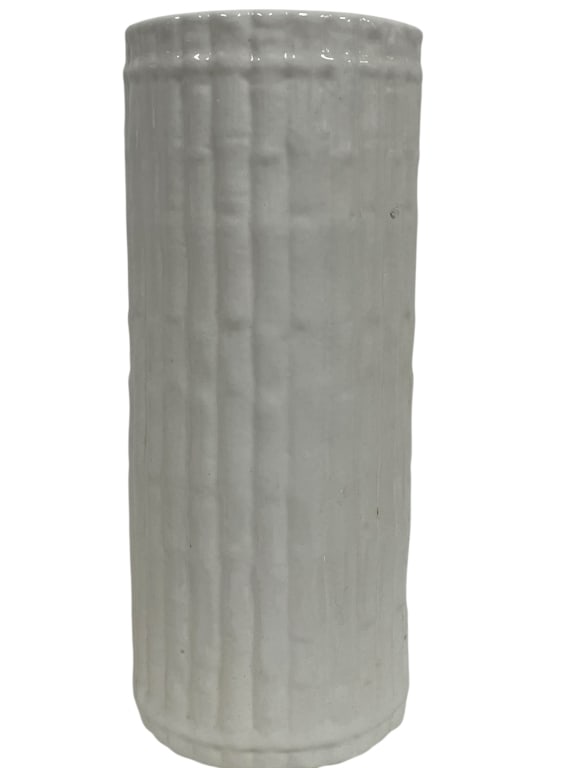 REGENCY STYLE CERAMIC BAMBOO VASE 18" (1 of 5)