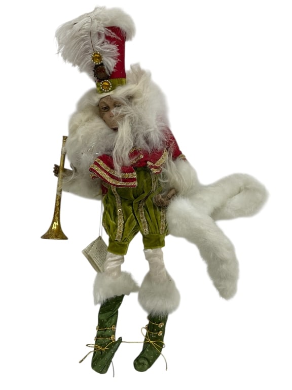 MARK ROBERTS MONKEY WITH HORN FIGURINE 22" (1 of 3)