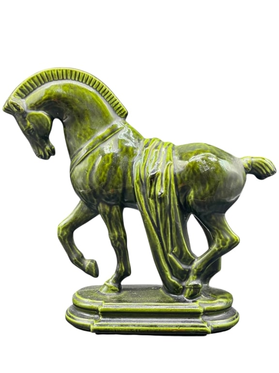 VINTAGE TROJAN HORSE STATUE 12" (1 of 7)