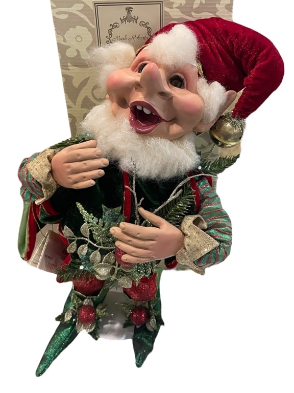 MARK ROBERTS CHRISTMAS ELF FIGURINE W BOX 16" (1 of 3)