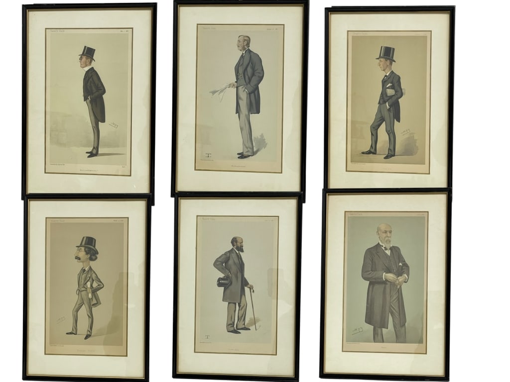 6 ORIGINAL VANITY FAIR LITHOGRAPHS MEN OF THE DAY (1 of 10)