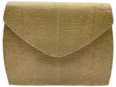 NEW LALO BEIGE LEATHER WOMENS EVENING BAG