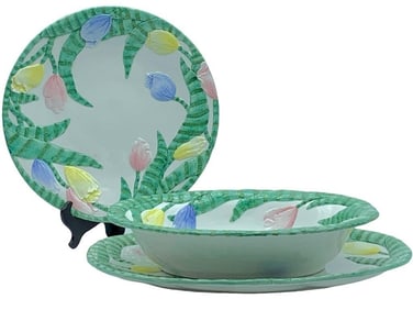 VIETRI ITALY TULIPANI TIGRE HAND PAINTED CERAMICS