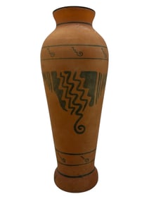 LARGE SOUTHWESTERN STYLE VASE 16"